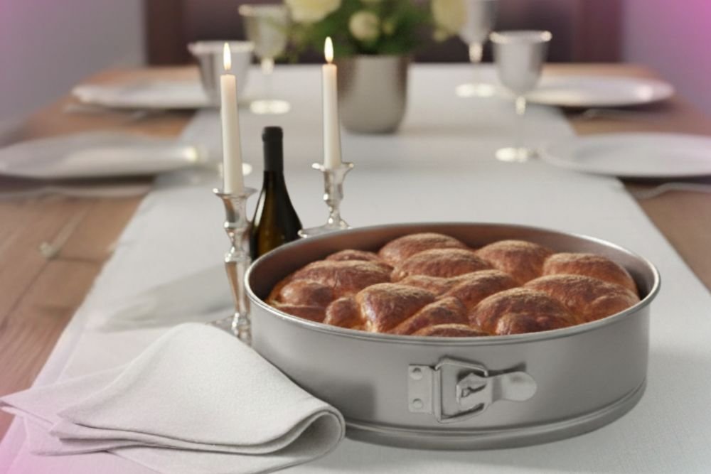 חלה אפויה ליום שישי על שולחן ערוך לשבת